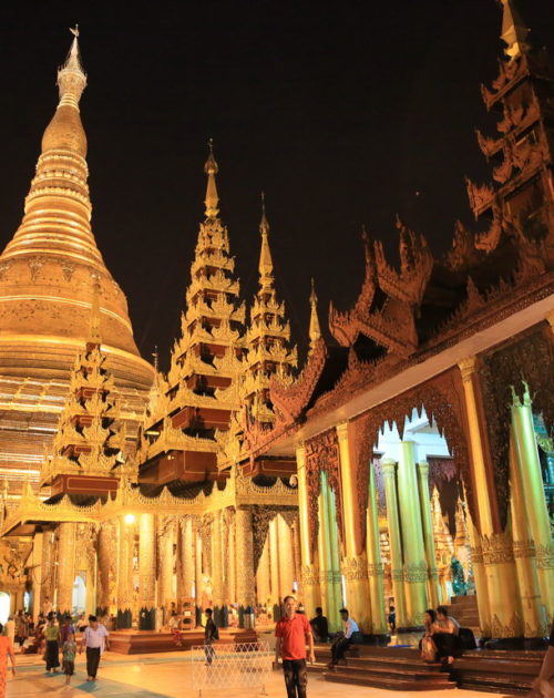 Show full-screen, Shwe Dagon Pagoda View